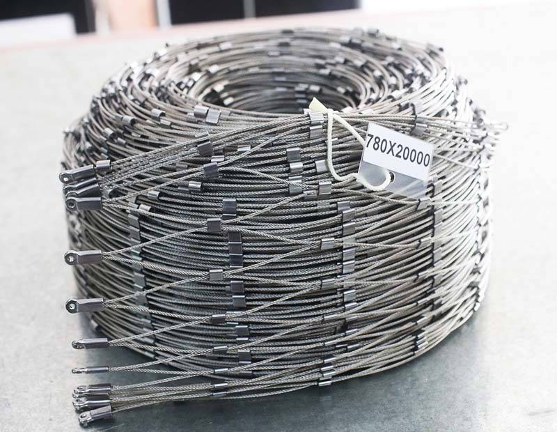 Helideck Perimeter Safety Net 316 Stainless Steel Rope Wire Mesh