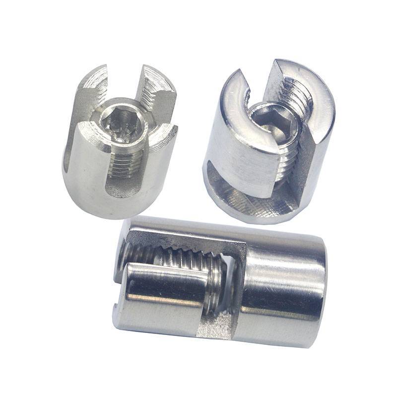 316 Stainelss Steel Wire Rope Trellis Cable Cross Clamp