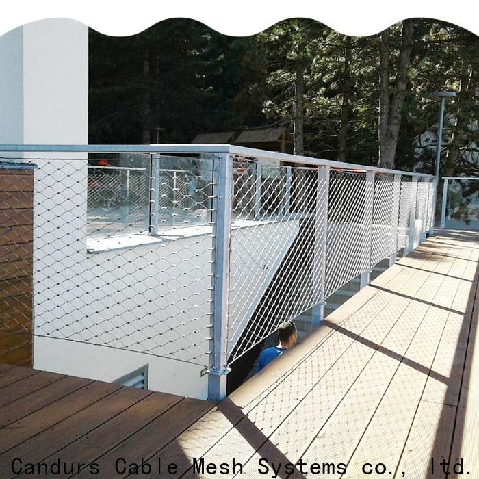 stainless steel mesh balustrade easy-installation bulk supply